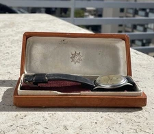 VINTAGE MILITARY OLMA watch 1940s WWII Casa Escasany Buenos Aries Original Box