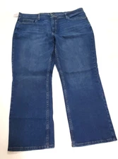 Members Mark Straight Fit Premium Stretch Denim Jeans Mens 40 x 32 Medium Wash