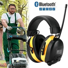 30dB Digital FM Radio Headphones Ear Protection Safety Ear Muffs Electronic New