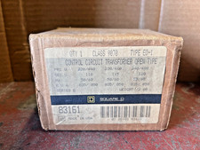 Square D 9070-EO1 Open Type Control Circuit Transformer