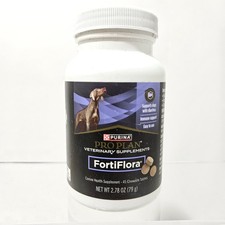 Purina Pro Plan FortiFlora Probiotic Supplements for Dogs 45 Tabs Exp 2027 NEW