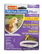 Hartz UltraGuard Plus Flea  Tick Collar for Dogs Med - Large Breeds 22 In. Neck