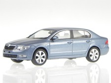 Skoda Superb 2 satin grey diecast model car 143AB-010CE Abrex 1/43