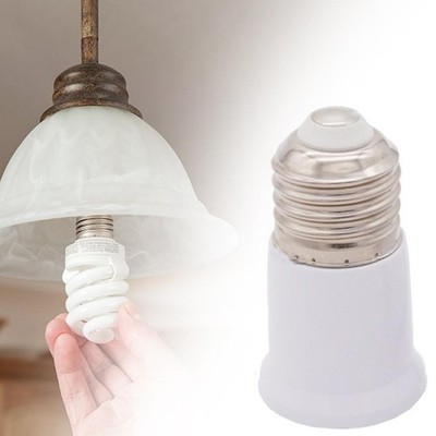  1XE27 to E27 LED Lamp light Base Socket Extension Converter Extender 丨