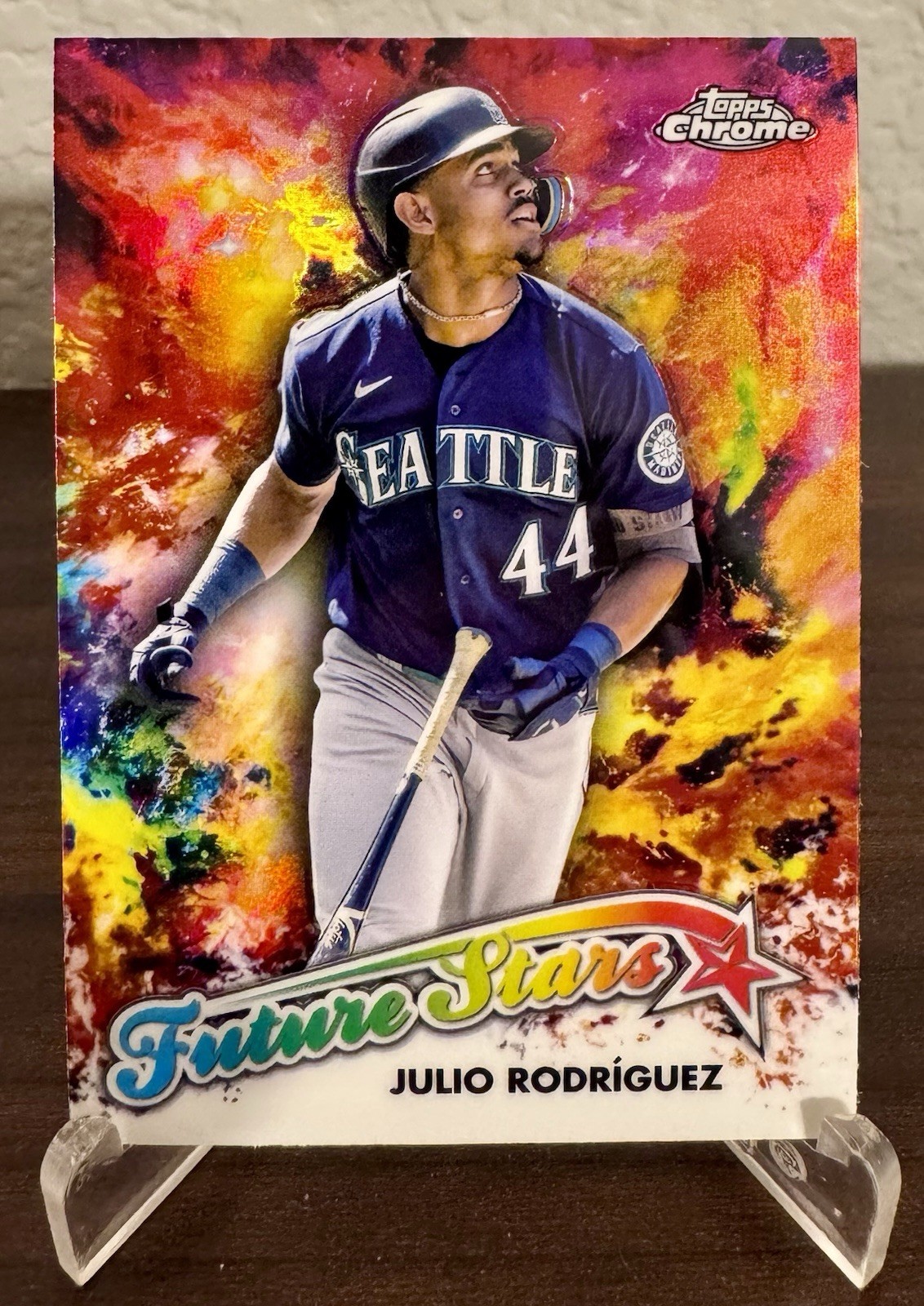 2023 Topps Chrome - Future Stars Insert Julio Rodriguez #FS-13 Seattle Mariners