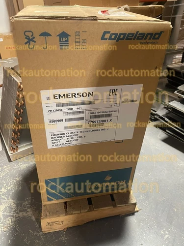 Copeland ZR12M3E-TWD-961 Scroll Compressor A/C R22 125K 45/130 460-3 Rotolock Co