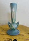 Antique Rare Roseville 813-7 Bud Vase Blue Pottery 7 1/2 Inches