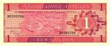 NETHERLANDS ANTILLES 1 Gulden 1970 P-20a UNC Banknote