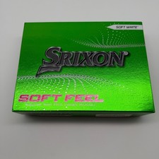 Srixon Soft Feel Golf Balls Unisex 12 Pack Soft White 2-Piece FastLayer Core