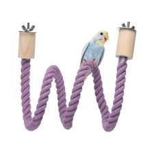 Bird Rope Perch Swing Bird Stand Rope Perch 39 Inch Purple