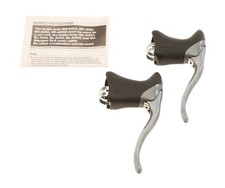 Shimano 600 Ultegra SLR BL-6403 Aero Brake Levers PAIR Gray/Black NEW NOS