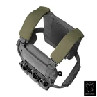 Ghost Action Tactical Shoulder Pads Backpack Strap Pads FERRO Elastic Nylon Camo