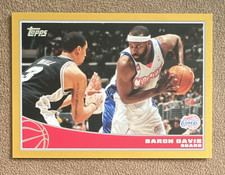 2009-10 Topps - Baron Davis #115 Gold /2009 (SN) Los Angeles Clippers Parallel