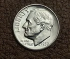 1959-D ROOSEVELT DIME Coin  condition VERY GOOD (see photos) #1