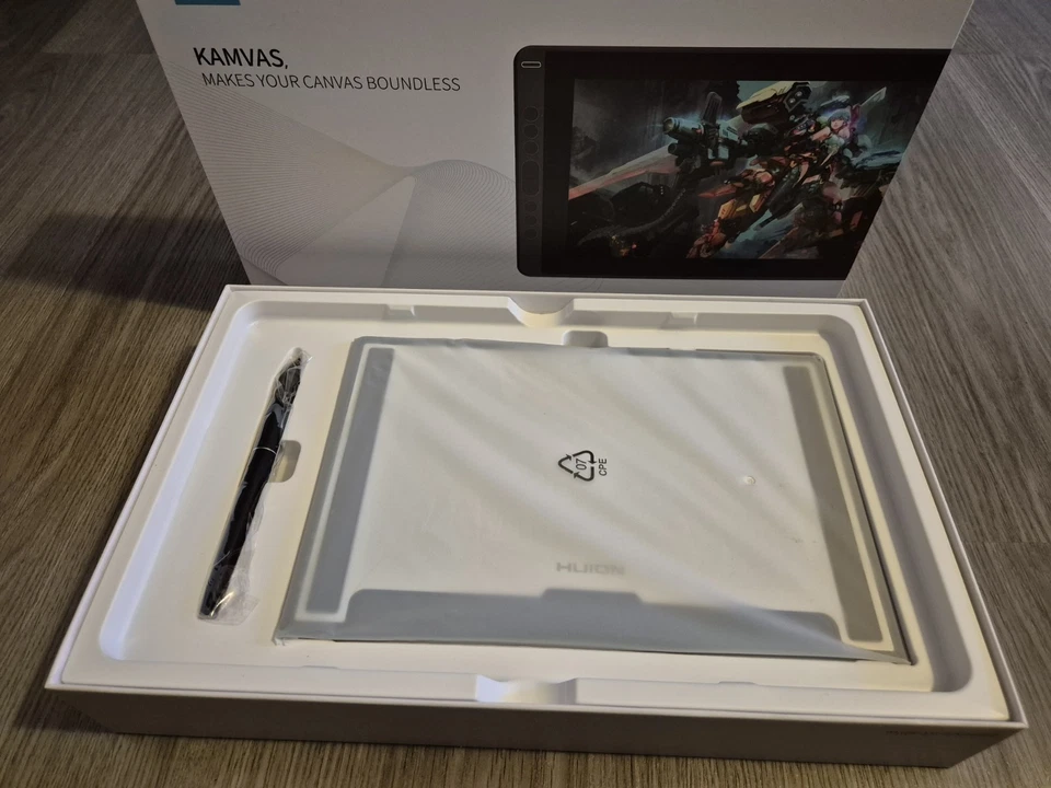 Huion Kamvas 13" Pen Display - Lila / Grafiktablet  - Bild 3 von 3