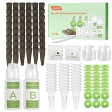 Owltron 165 Pcs Hydroponic Seed Pods Kits, Grow Anything Kit Pod for Indoor H... 0.35 per gallon
