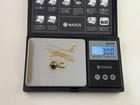 Shane Co 14K Gold Tahitian Pearl Necklace & Stud Earrings Set 9mm w/ Box Unworn — photo 9