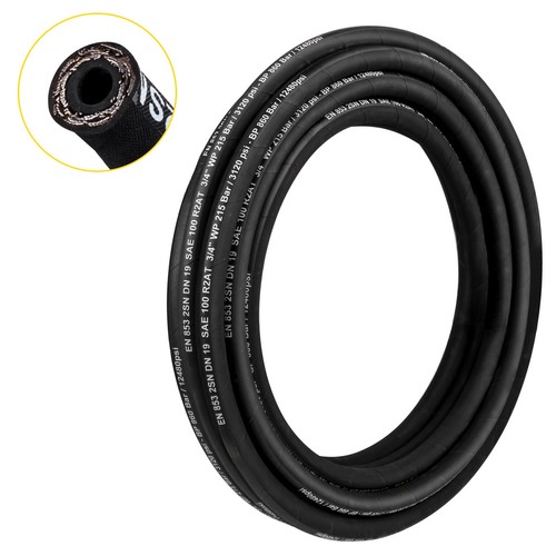 Hydraulic Hose 3/8" Coiled Hydraulic Hose 100ft Hydraulic Hose 5000 Psi