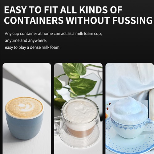 Electric Milk Frother Egg Mixer Whisk Beater Coffee Foamer Kitchen 2026NEW MODEL - Picture 8 of 16