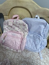 2 Love Shack Fancy x Target Yoobi Ribbon Rosa Backpack Sterling Dusk Everbloom