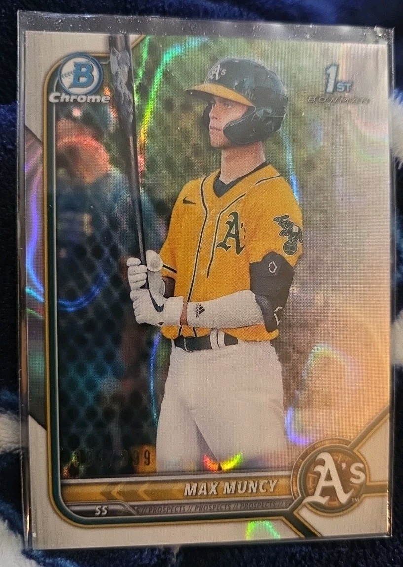 2022 Bowman - Chrome Prospects Lava Refractor #BCP-89 Max Muncy /399 (RC)