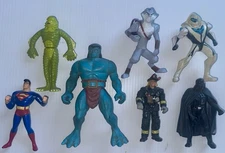 Lot Of 7 Vintage Action Figures Gargoyles Goliath Max Steel Guardian Darth [SD11
