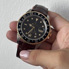 Rolex GMT-Master II Men's 40mm Black Watch - 16713 - watch with service papers
