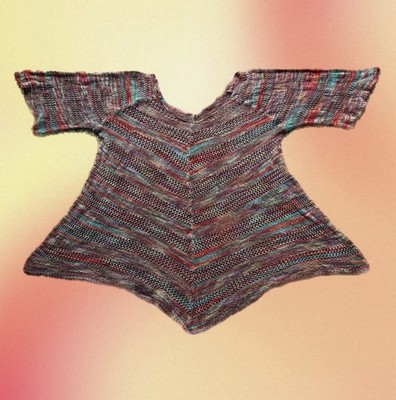 Women's Multicolor Vivid Hippie Boho Crochet Top Faded Glory