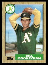 1987 Topps - Bill Mooneyham Baseball Card 548 Oakland Athletics Raw 1987 Topps - Bill Mooneyham Baseball Card 548 Oakland Athletics Raw