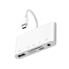 5 in 1 Type C Memory Card Reader For Micro SD SDXC CF SDHC OTG Flash Drive