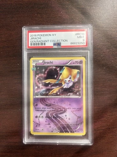 Pokémon TCG 2016 Jirachi RC13/RC32 XY Generations Radiant Collection PSA 9!