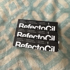 RefectoCil Eyelash and Eyebrow Tint PURE BLACK   No.1  LOT OF 3  NEW  