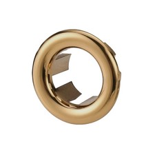 Brushed Gold Replacement Basin Sink Hole Overflow Cover