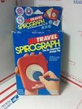 Vintage 1988 Kenner Travel Spirograph - COMPLETE less paper Good Shape in BOX