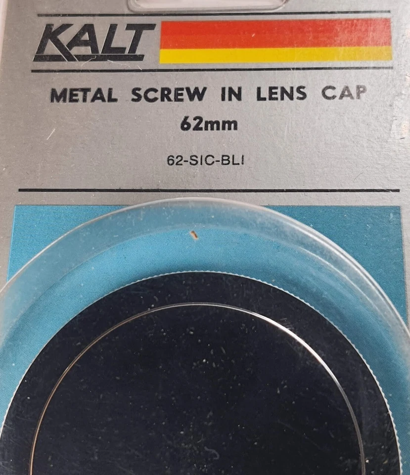 62mm Metal Front Lens Cap Screw-in 62 mm High Quality E62 Rare Japan made Kalt - Image 2 of 3