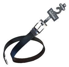 Basic Edition Reversible Belt Mens Size 36 Black Brown Bonded Leather Belt