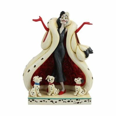 THE CUTE & THE CRUEL*Cruella De Vil*101 Dalmatians*Disney Jim Shore*NIB*6005970