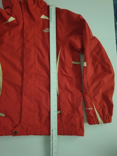 The North Face HYVENT Women Zip up Outdoor Active Hooded Red Jacket Size Small - Picture 12 of 12
