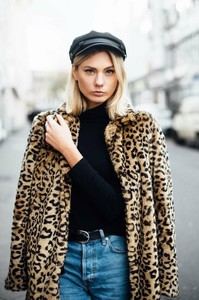 long faux fur coat zara
