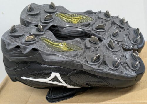 Mizuno 9-Spike Classic G4 Low Baseball Metall Stollen Spikes Herren Größe 6,5 schwarz - Bild 5 von 6
