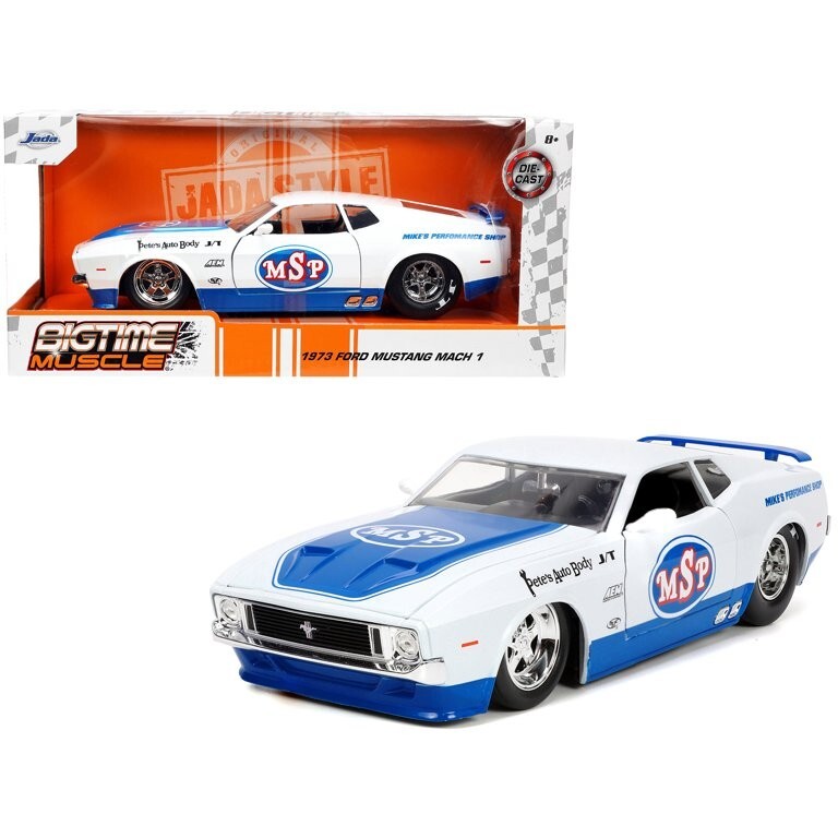 1970 Ford Mustang Mach 1 in Blue | Diecast Depot