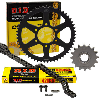 Kettensatz Ketten DID 428HD offen für Suzuki DR 125 DR125 DR 125 SE SF 1985-2000