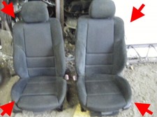 BMW E46 M SPORT SEATS 2004 ALCANTARA SUEDE ELECTRIC MEMORY CLUBSPORT COUPE 