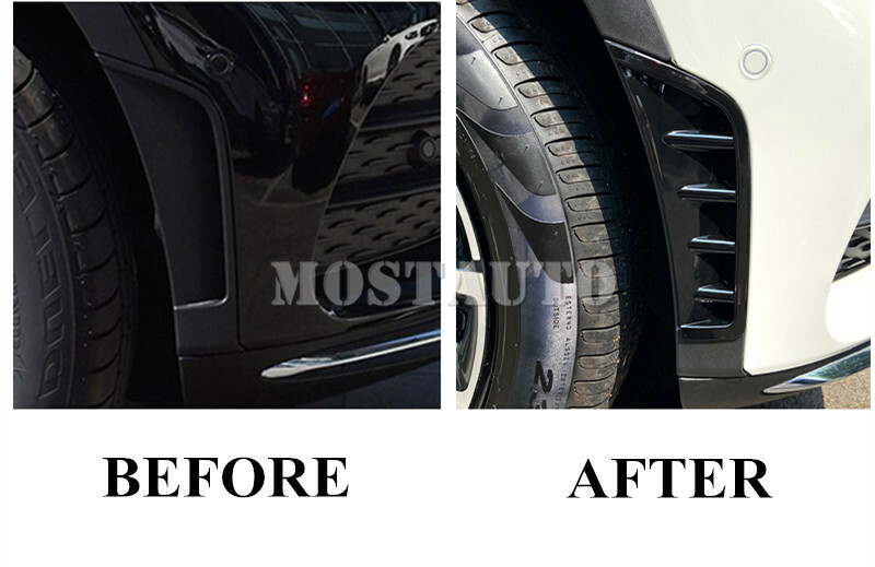 2016 To 2020 For Mercedes Benz GLC X253 W253 C253 COUPE GLC200 GLC260 GLC300 Front Bumper Splitter Lip Spoiler Diffuser Guard - 34 - View #10