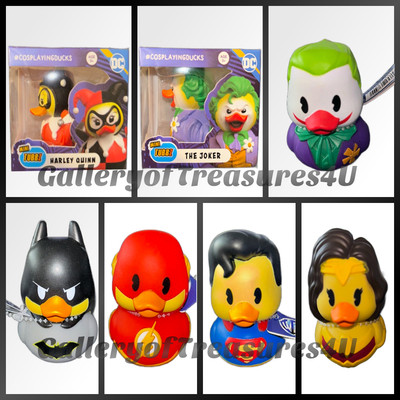 DC Wonder Woman Joker Batman Flash Superman Harley Quinn Min Tubbz Rubber Duck