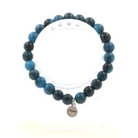 Mineralien Und Edelsteine. Armband Perlen Apatit 8 Mm. Hergestellt In Frankreich