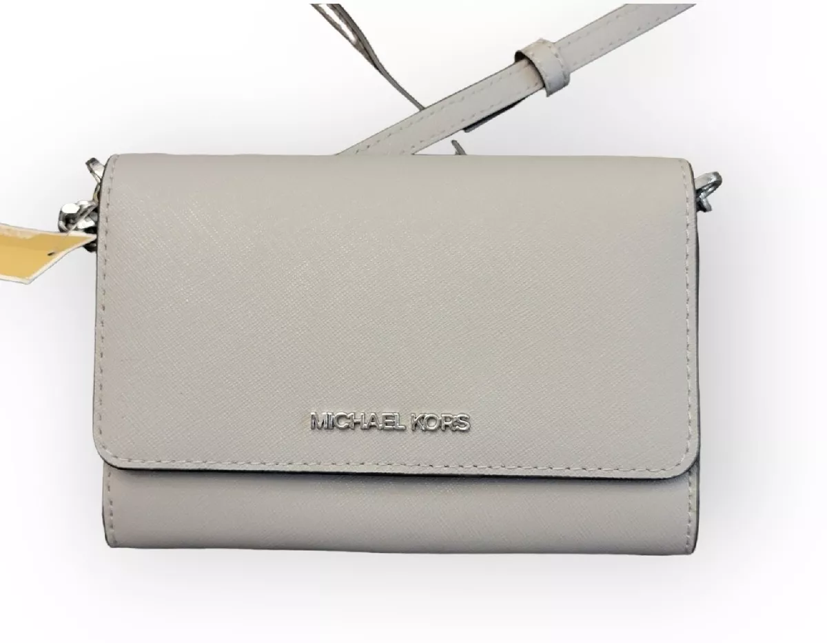 Michael Kors purse & wallet, grey and silver | Purses michael kors, Purses,  Purse wallet