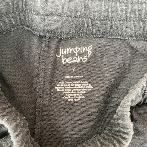 Jumping Beans Girls Knit Shorts Lot of 3 Size 7 Pocket Black Lavendar Navy - Picture 9 of 11