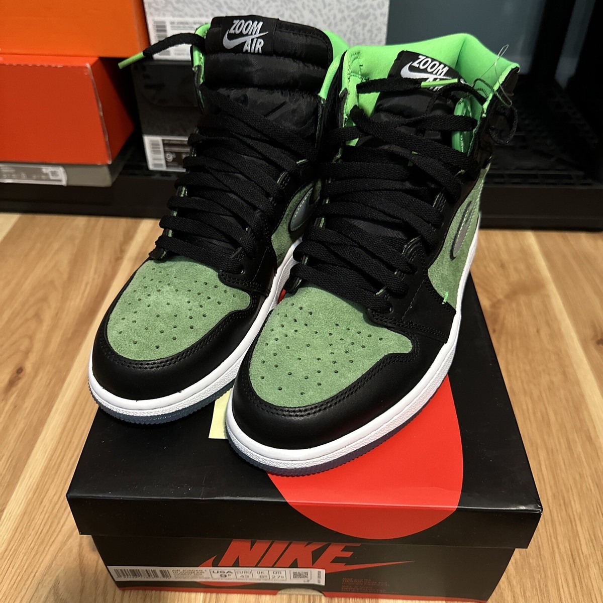 Retro High Nike Jordan Zoom Green Size Air Jordan Zoom High Zen
