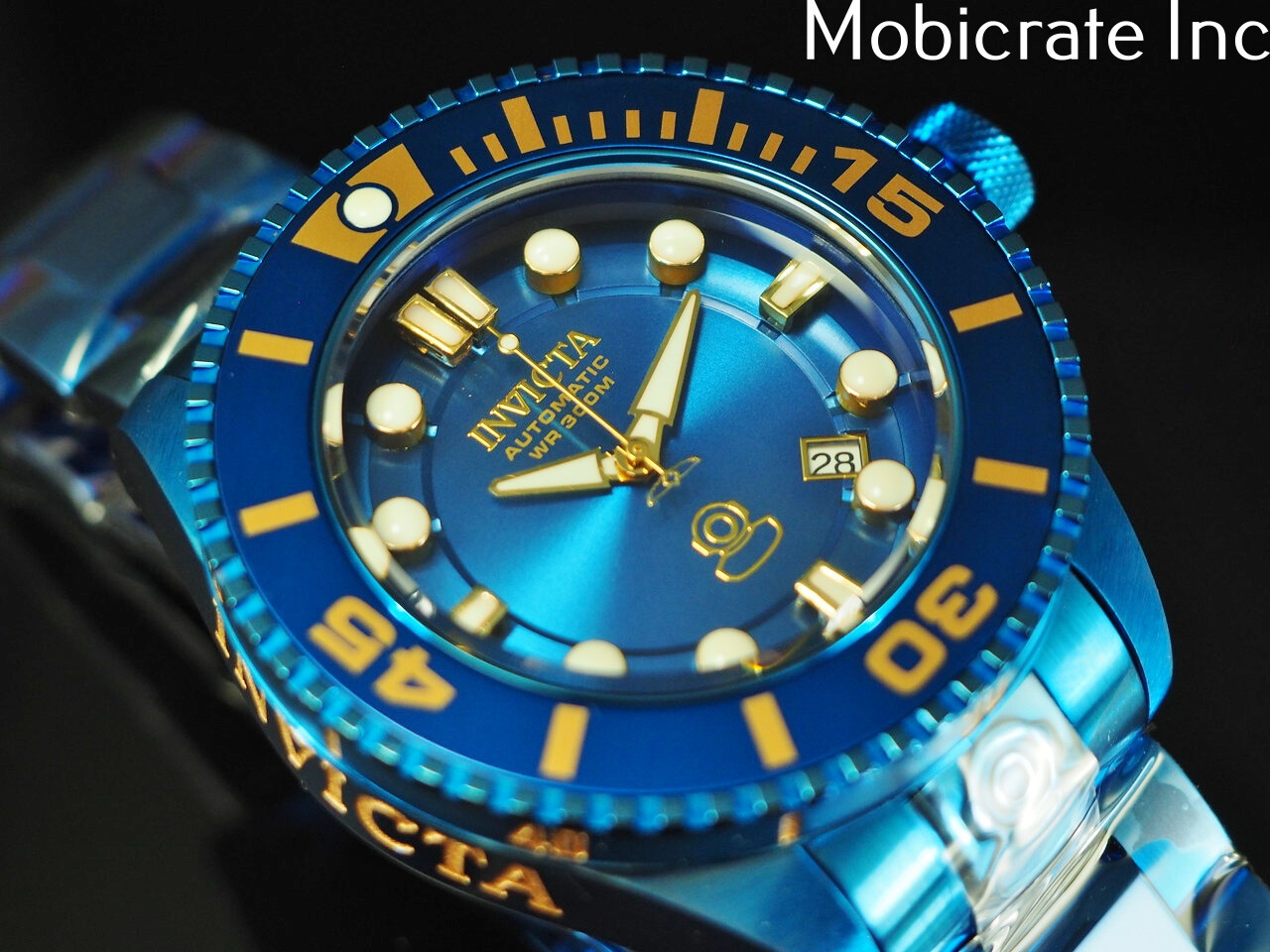 Invicta Men's 47mm GRAND DIVER Gen II Automatic BLUE LABEL Stainless